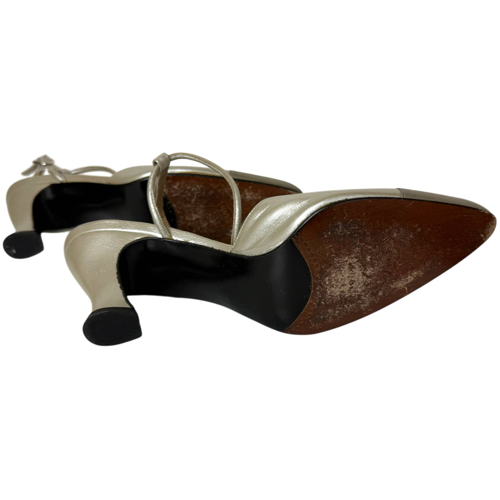 Y2K Vintage Stuart Weitzman Shoes Ladies Size 7 B Slingbacks