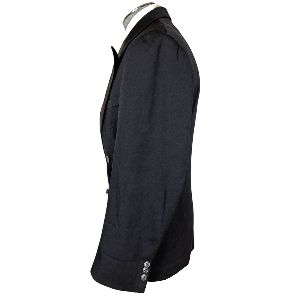 Vintage 1930s Tuxedo Jacket Double Breasted Wool AS IS