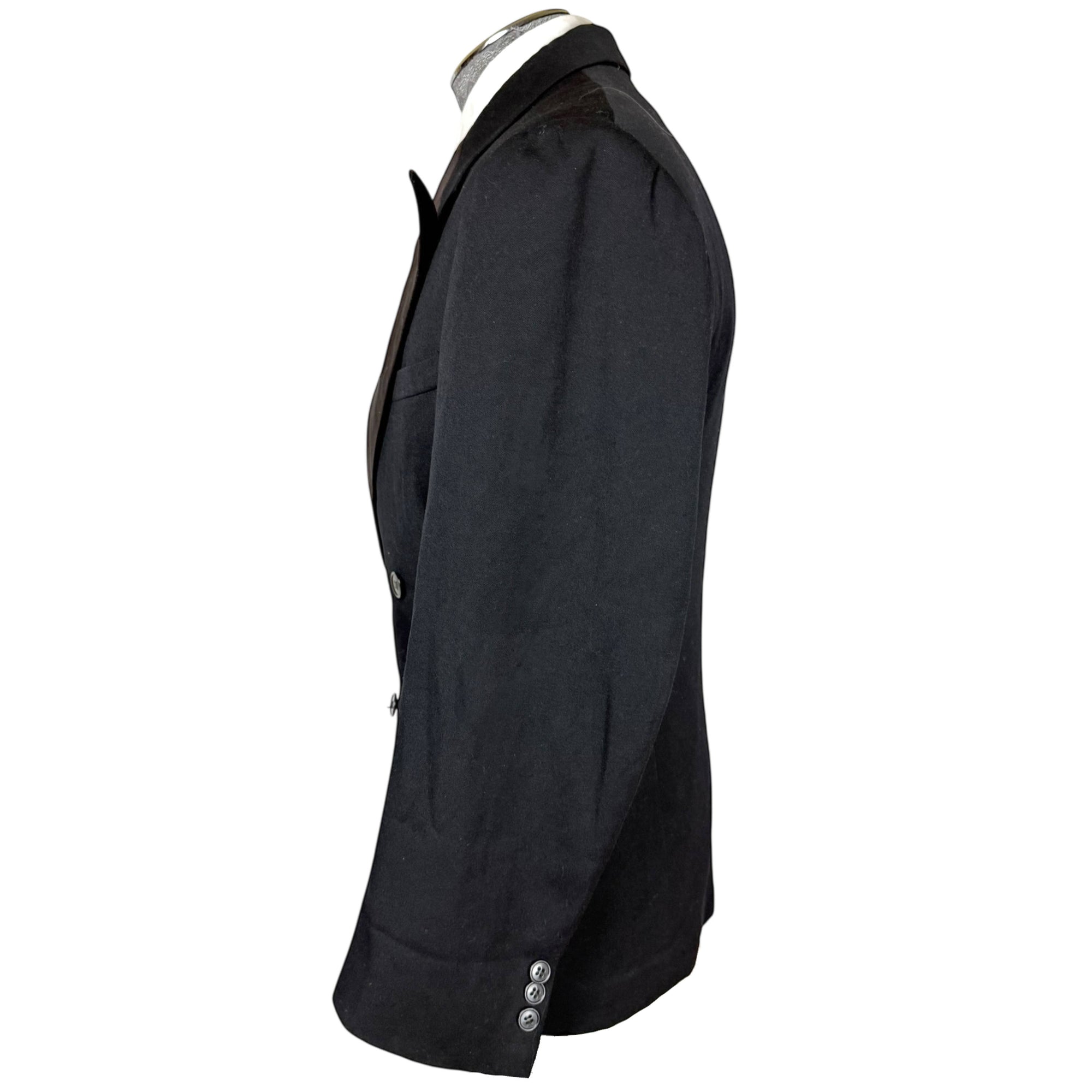 Vintage 1930s Tuxedo Jacket Double Breasted Wool AS IS