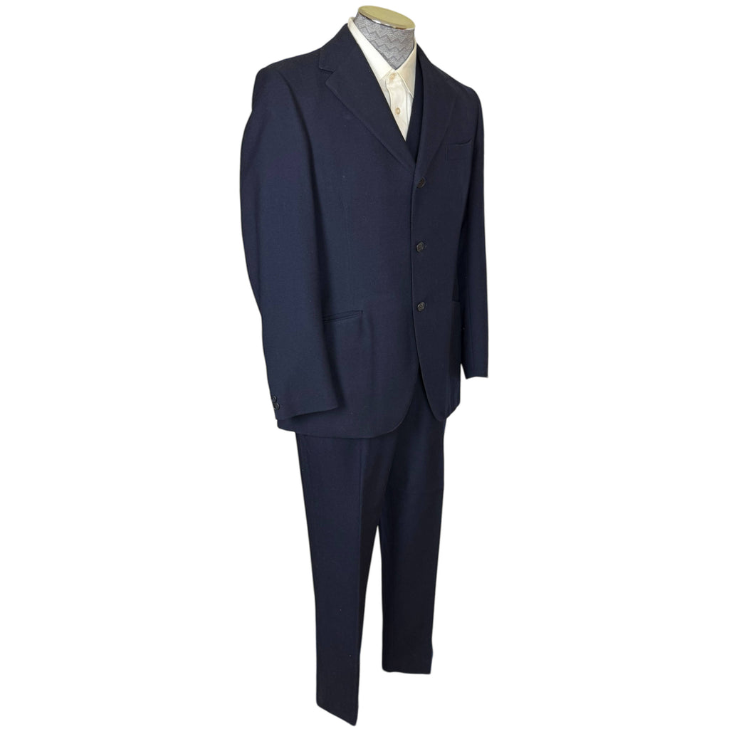 Vintage British 3 Piece Suit by Sumrie Leeds UK Dated 1971 M