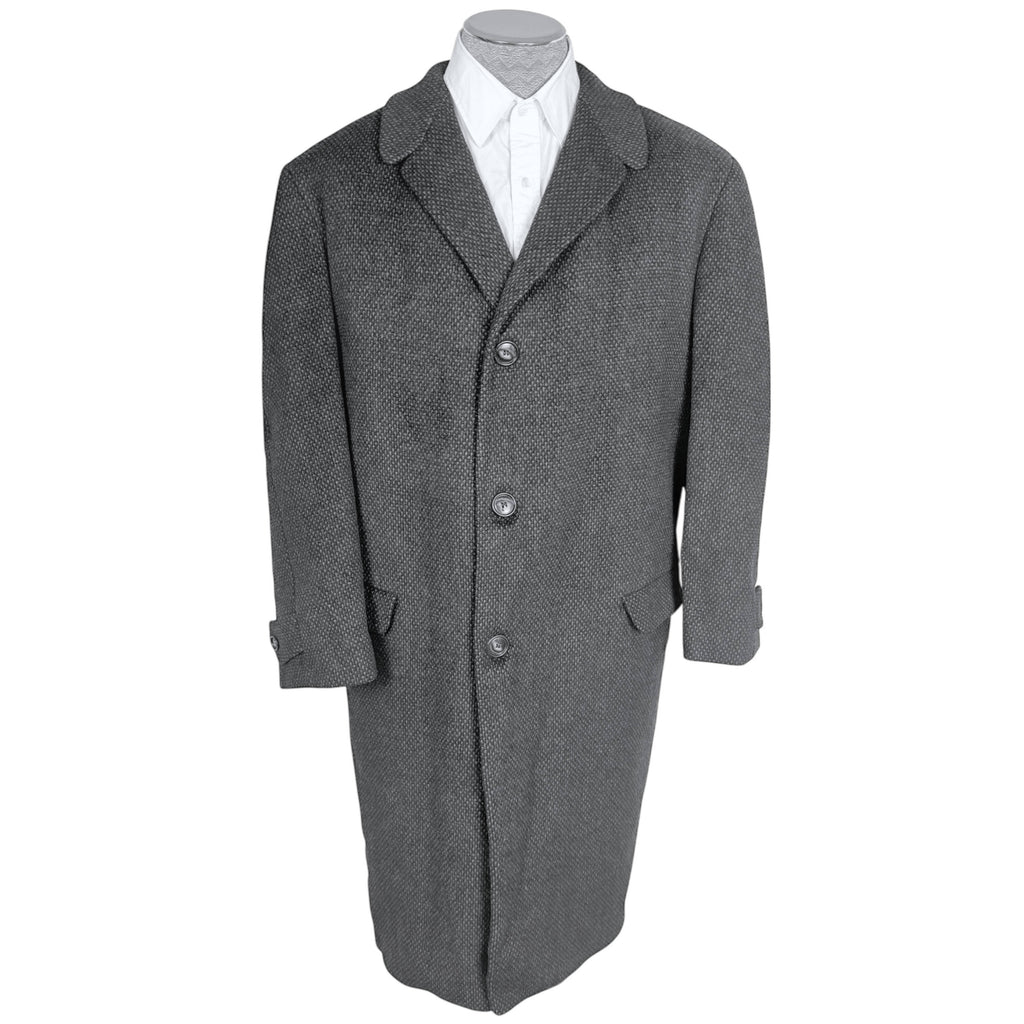 1964 Vintage Overcoat English Wool and Cashmere Size 46