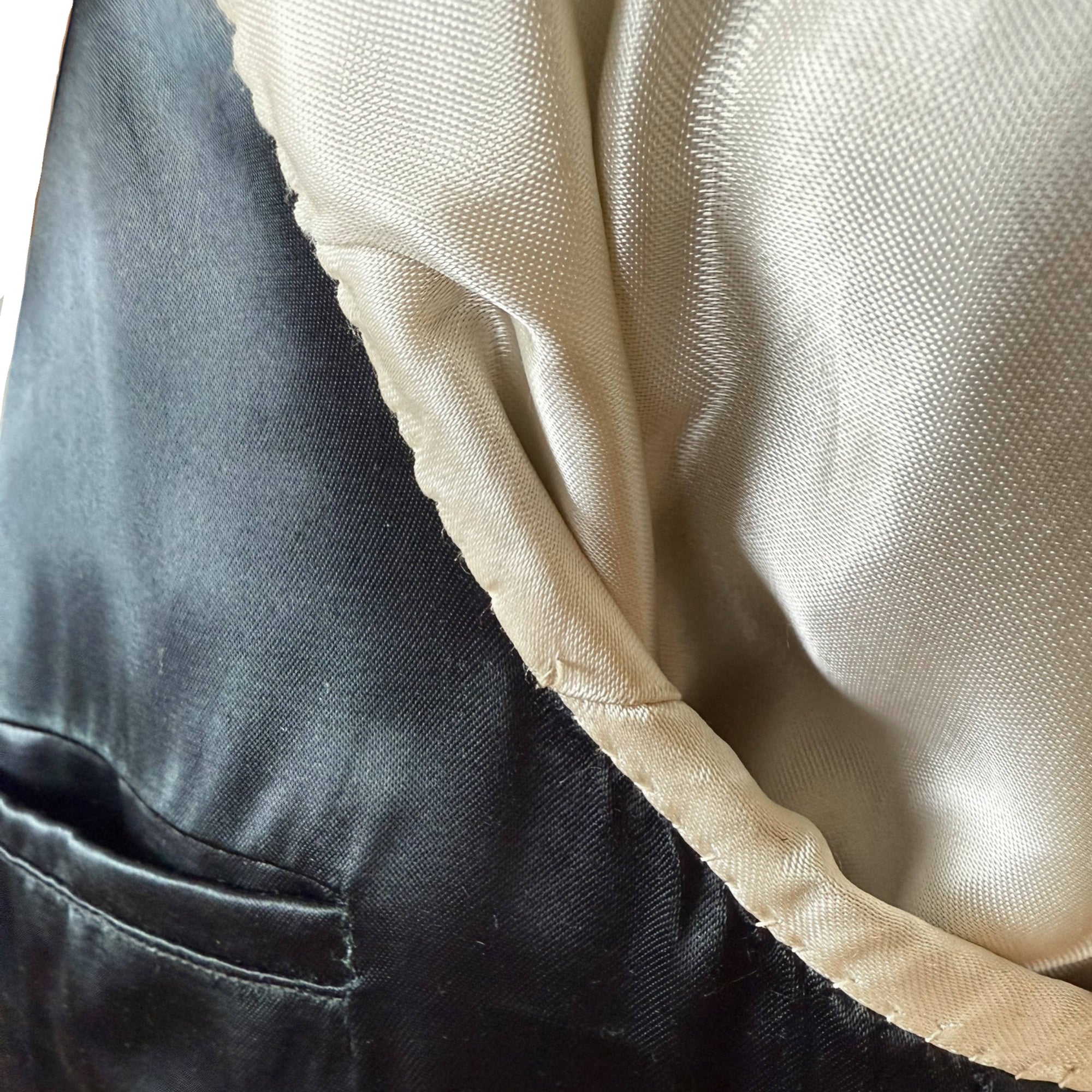 Vintage 1940s Tuxedo Jacket Hand Tailored & Finished Size M