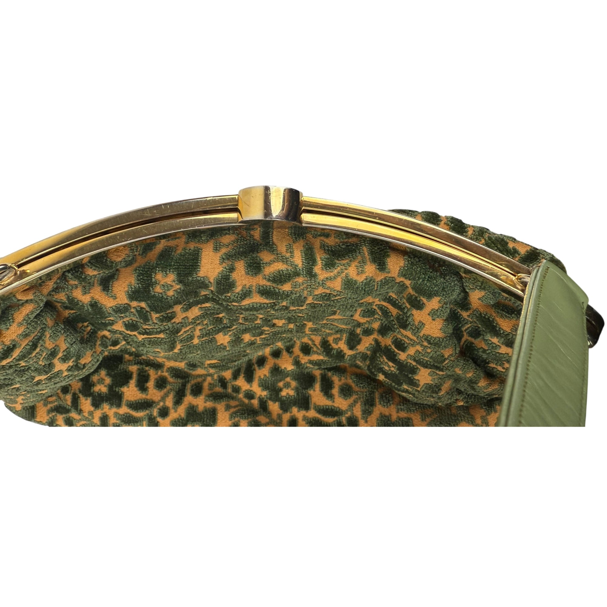 Vintage 1950s Cut Velvet Handbag by Tarkor of Montreal