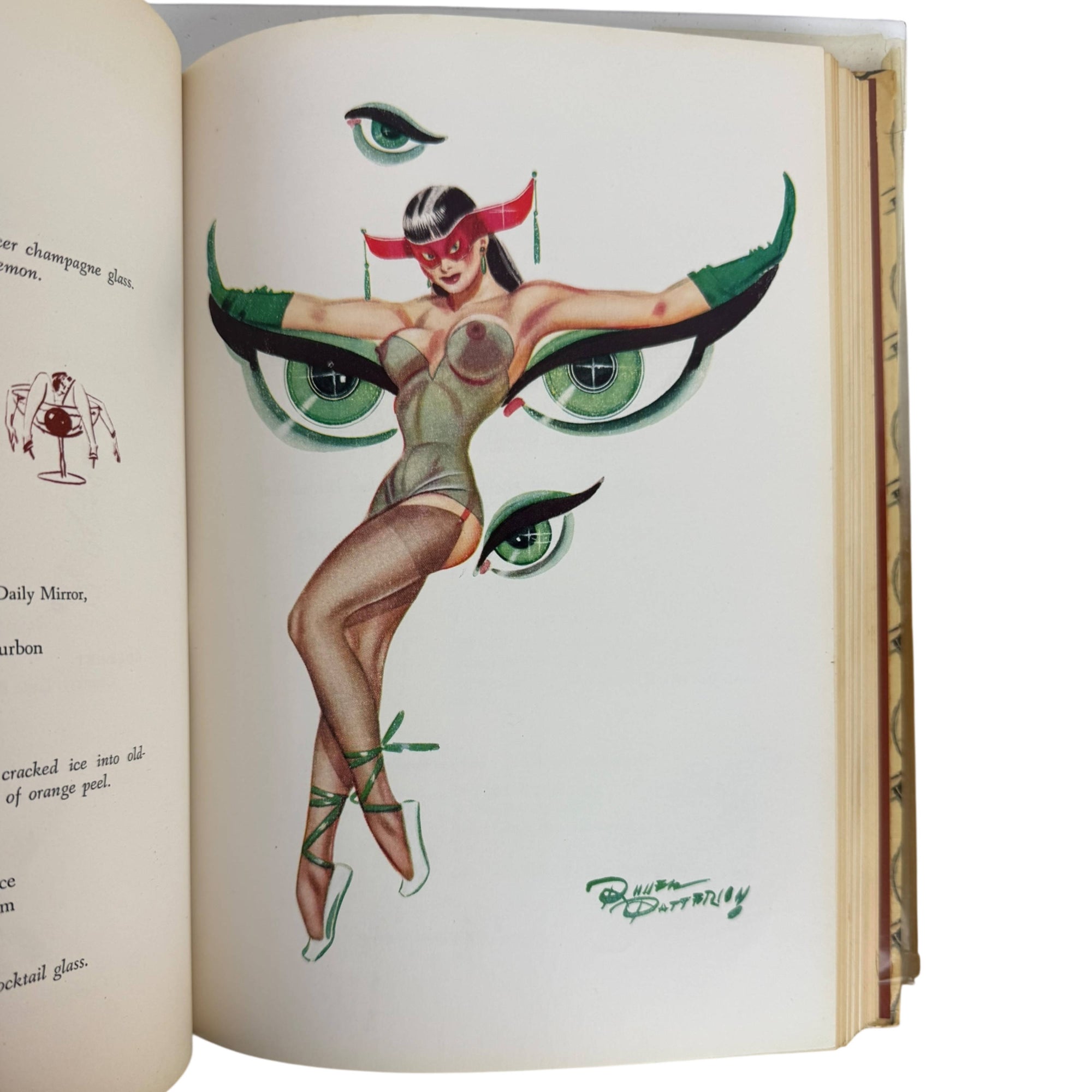 1952 Ted Saucier’s Bottoms Up Book 1st Ed, 4th Printing