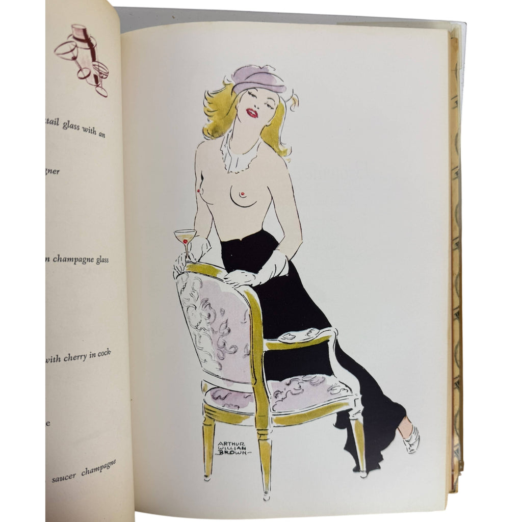 1952 Ted Saucier’s Bottoms Up Book 1st Ed, 4th Printing