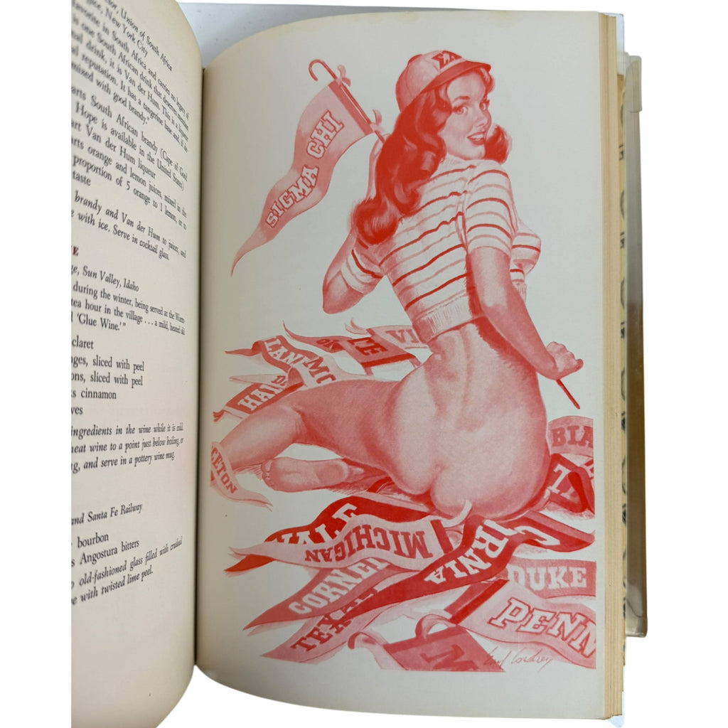 1952 Ted Saucier’s Bottoms Up Book 1st Ed, 4th Printing