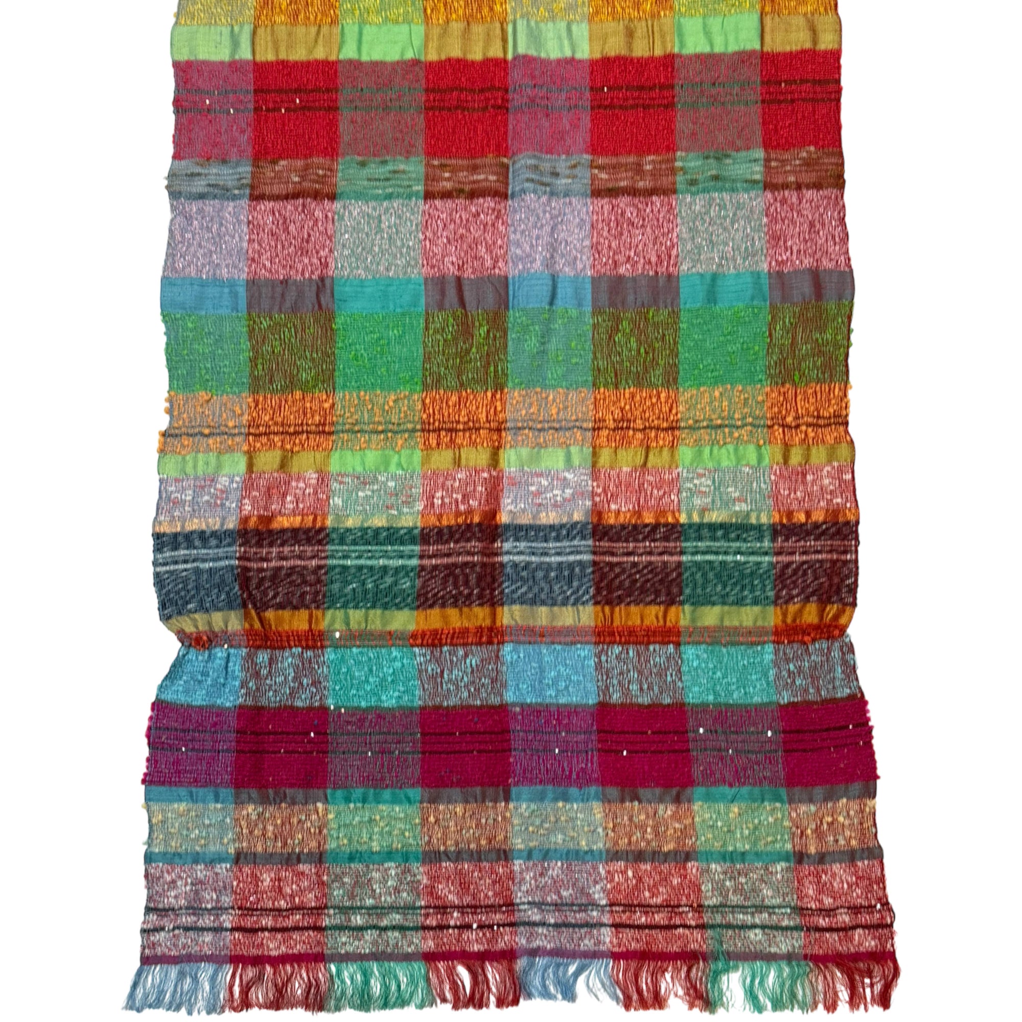 Vintage Tessoria Asolana Shawl Hand Woven Wool & Silk Scarf