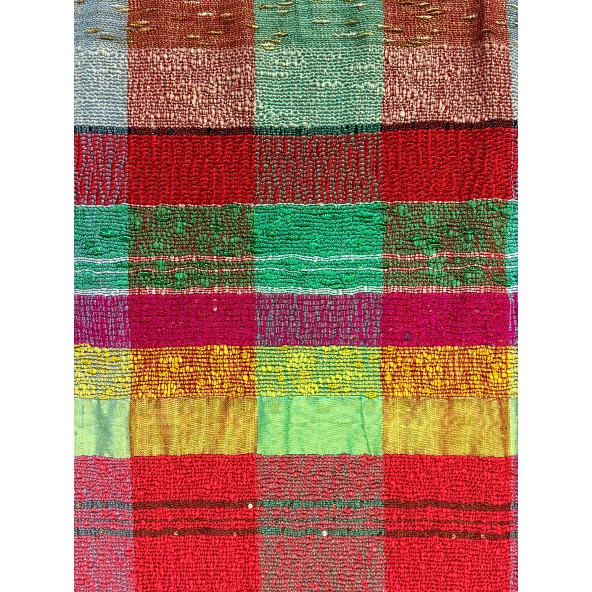 Vintage Tessoria Asolana Shawl Hand Woven Wool & Silk Scarf