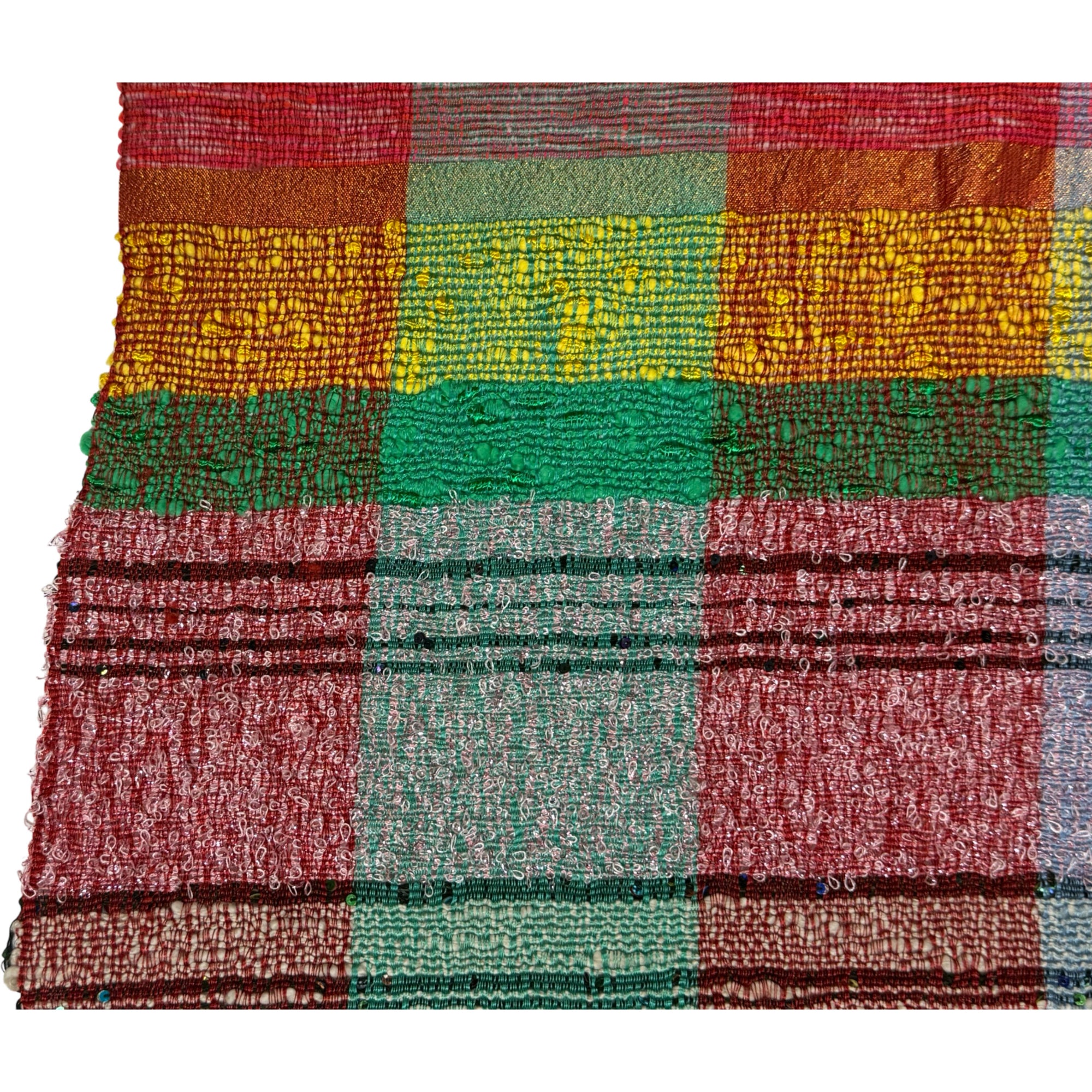 Vintage Tessoria Asolana Shawl Hand Woven Wool & Silk Scarf