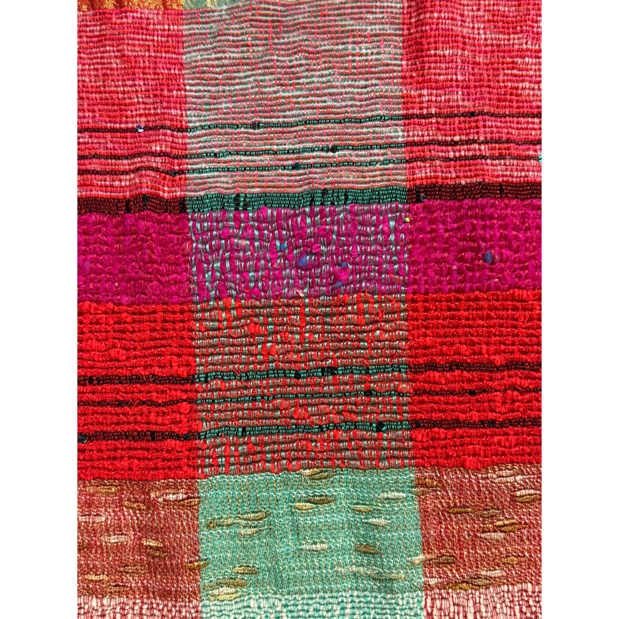 Vintage Tessoria Asolana Shawl Hand Woven Wool & Silk Scarf