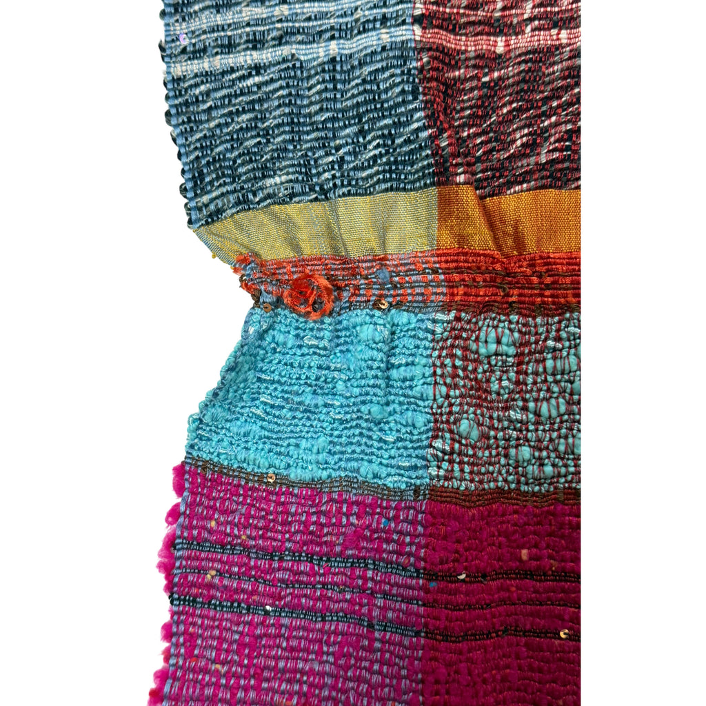 Vintage Tessoria Asolana Shawl Hand Woven Wool & Silk Scarf