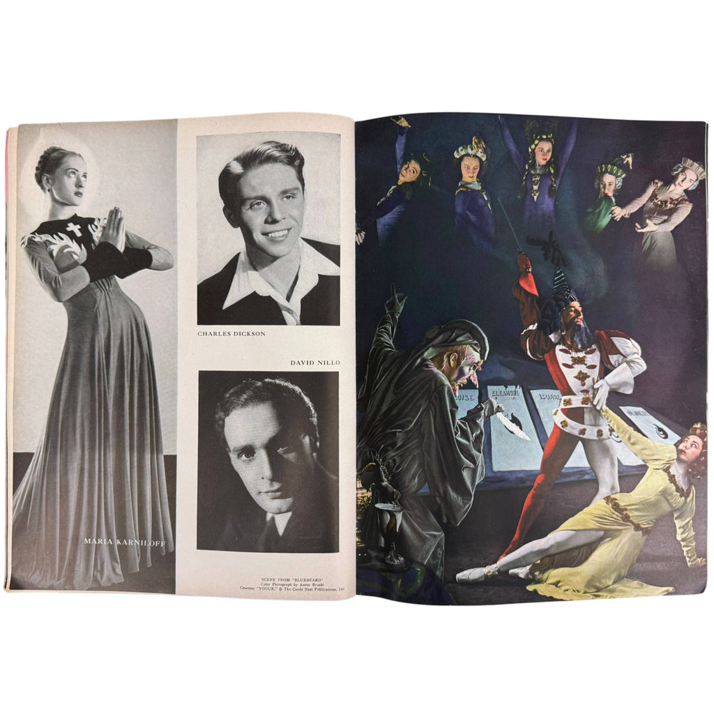 interior tour program 1942 ballet theatre