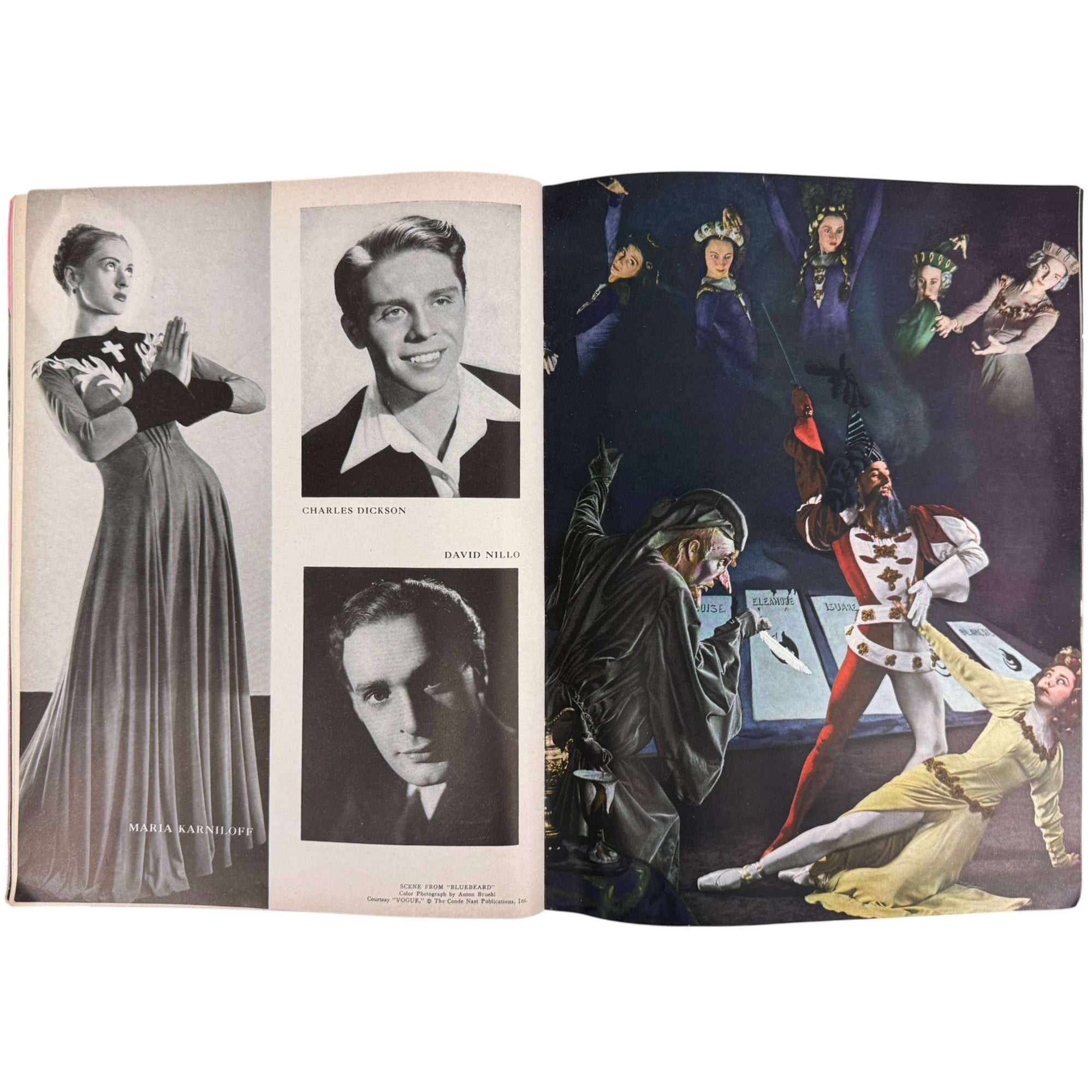 interior tour program 1942 ballet theatre