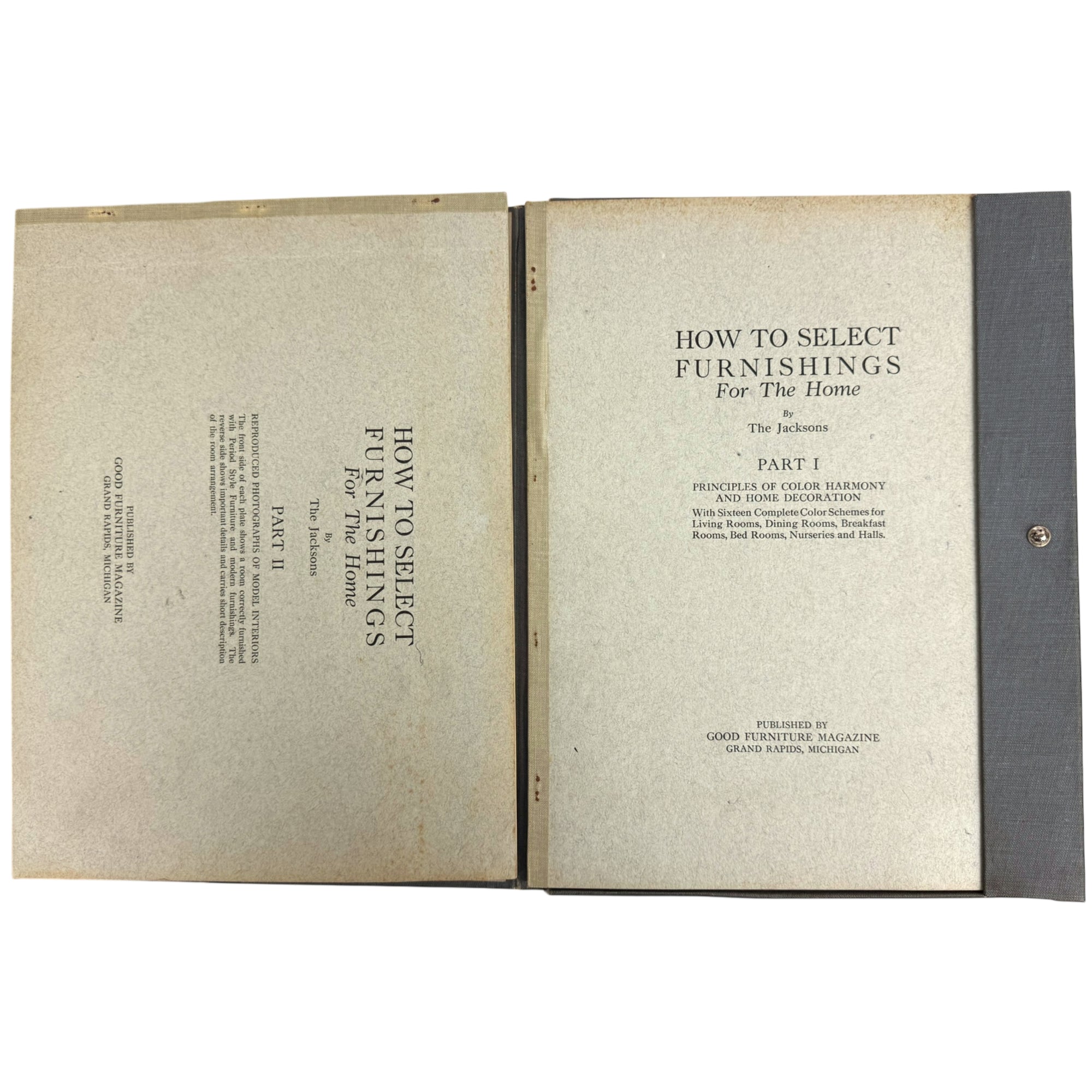 Interior of How to Select Furnishings for the Home book