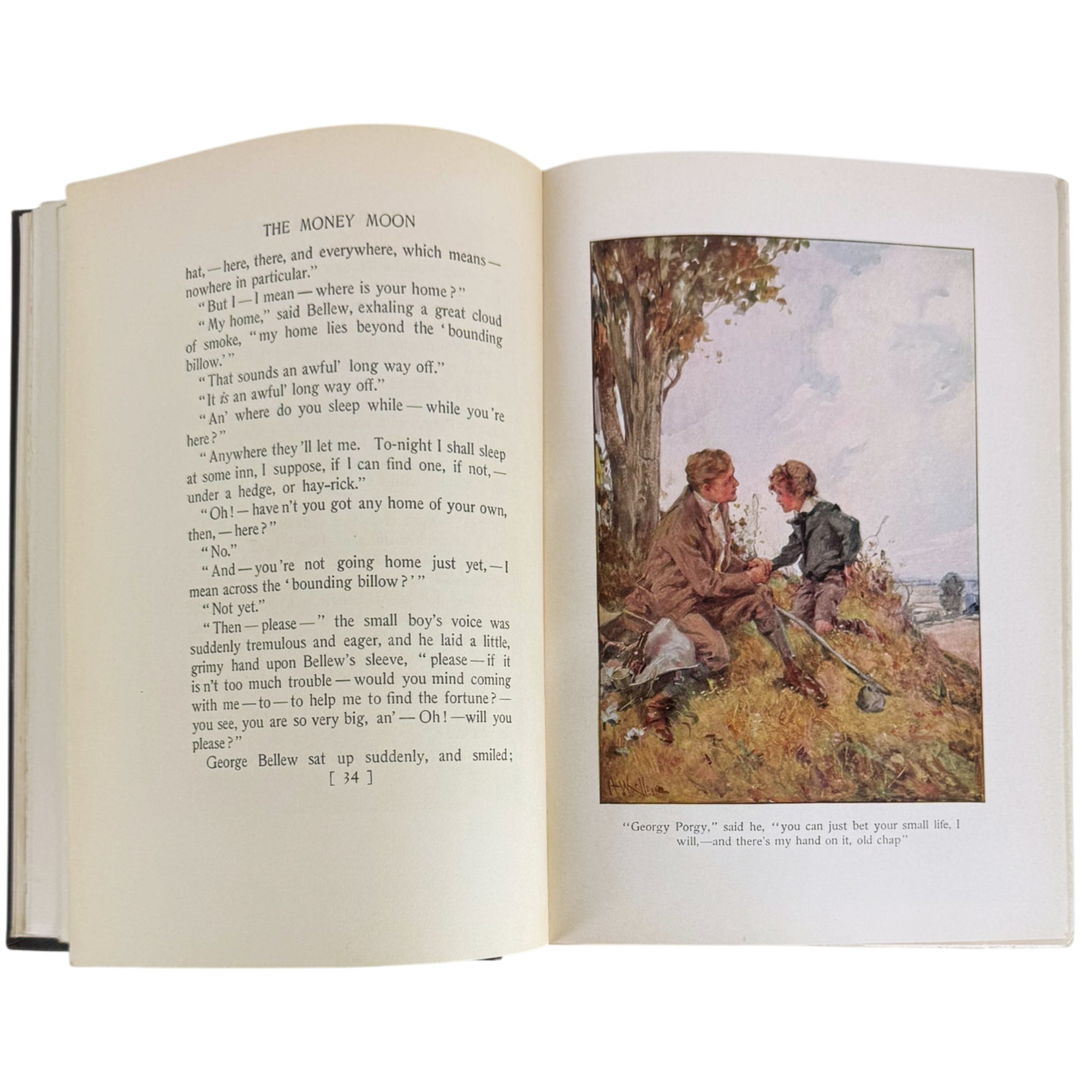 illustration by arthur i keller in The Money Moon