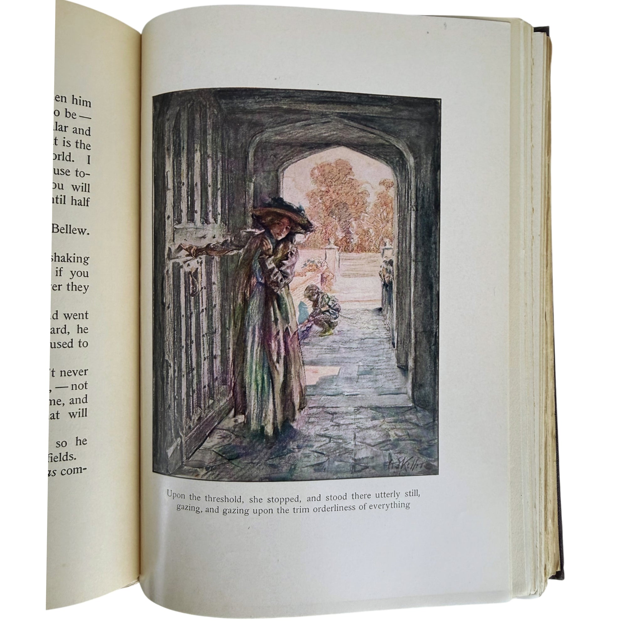 Arthur I keller illustration in The Money Moon book