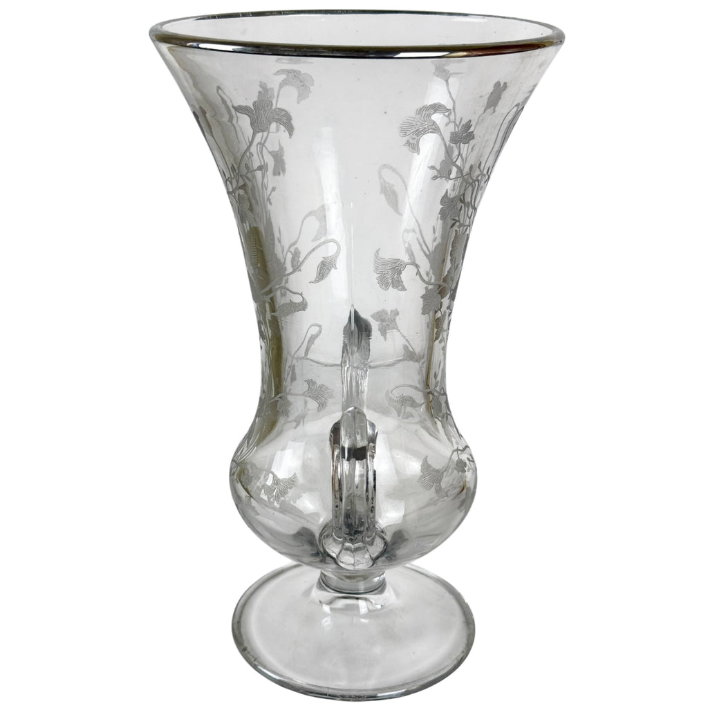 side view of tiffin coronet blank vase