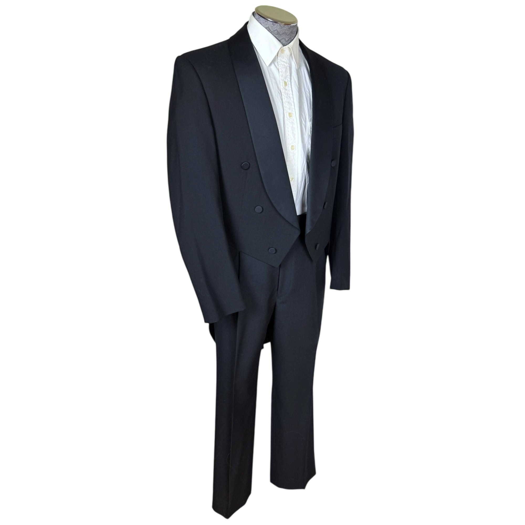 Vintage Formal Tails Suit Tailcoat &amp; Trousers 1980s–1990s