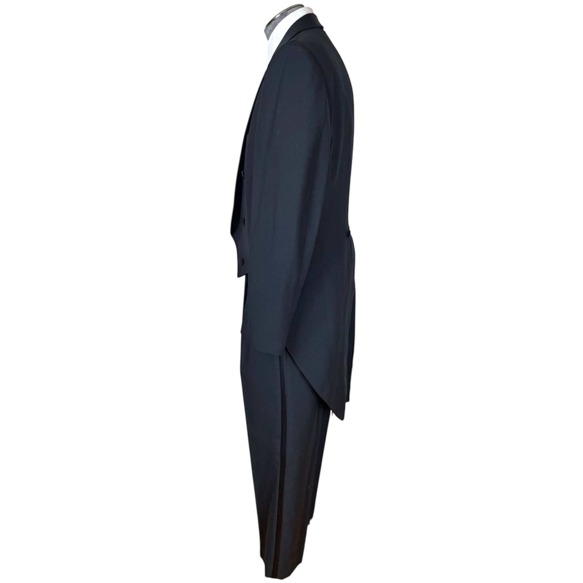 Vintage Formal Tails Suit Tailcoat &amp; Trousers 1980s–1990s