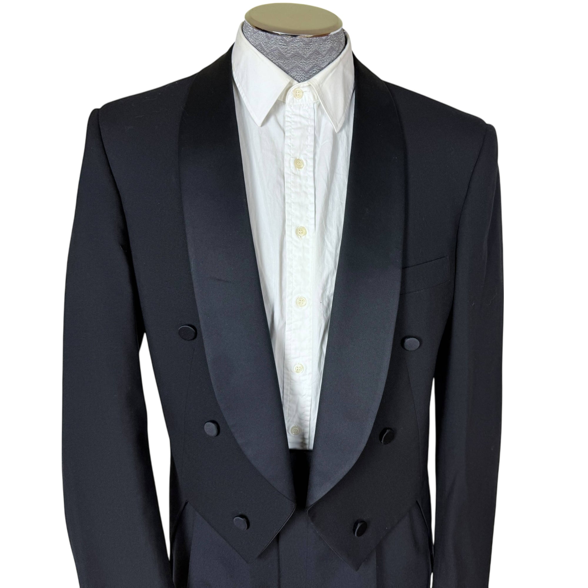 Vintage Formal Tails Suit Tailcoat &amp; Trousers 1980s–1990s