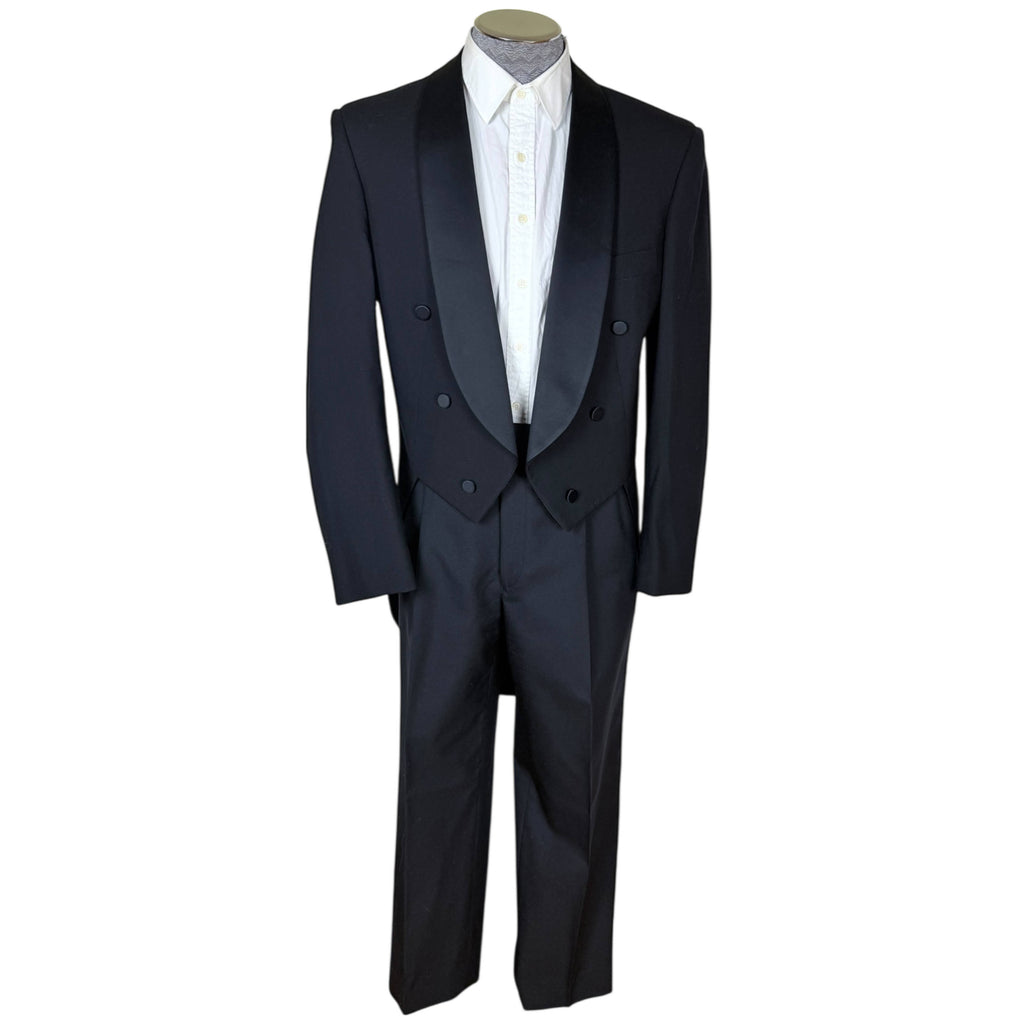 Vintage Formal Tails Suit Tailcoat &amp; Trousers 1980s–1990s