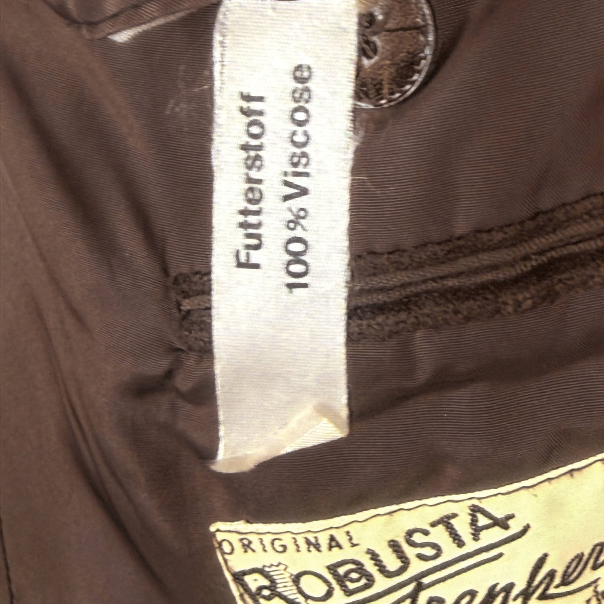 Vintage 1960s Brown Corduroy Jacket Robusta Trenker Germany Size L