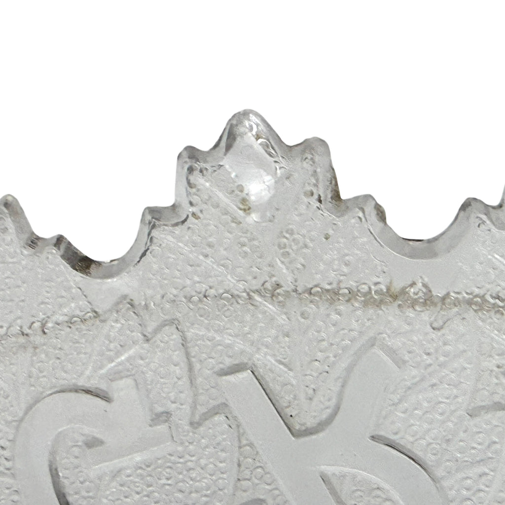 EAPG Ulysses S Grant Commemorative Plate Clear Pressed Glass 1885 Memorial Let Us Have Peace
