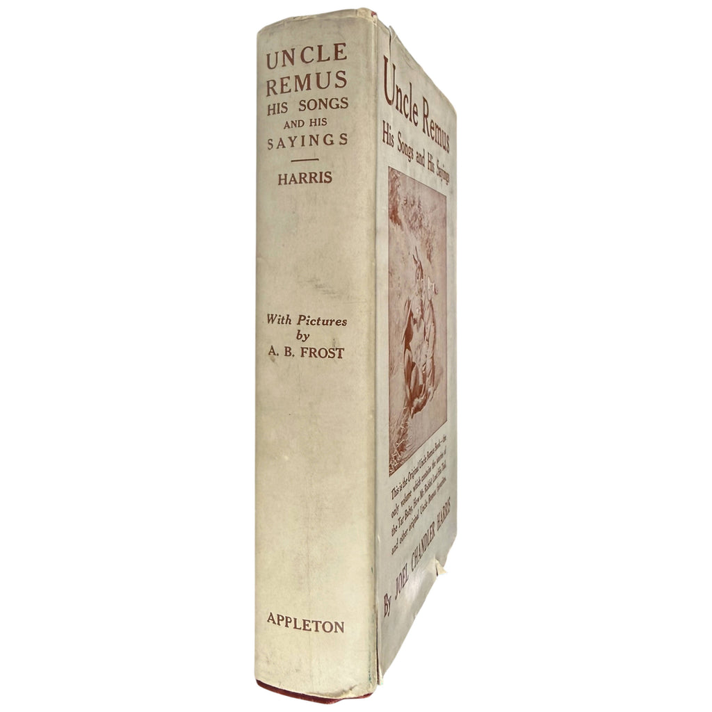 Uncle Remus 1928 hardcover showing original dust jacket spine and front
