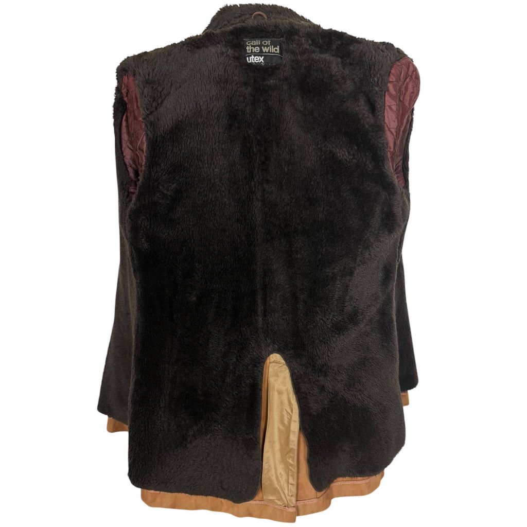 Vintage 1970s Faux Shearling Coat by Utex Men’s Size M