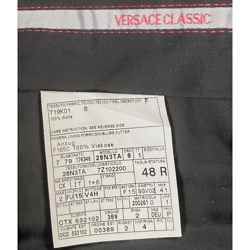 Early 1990s Versace Classic Label Suit Italy Men’s US 38