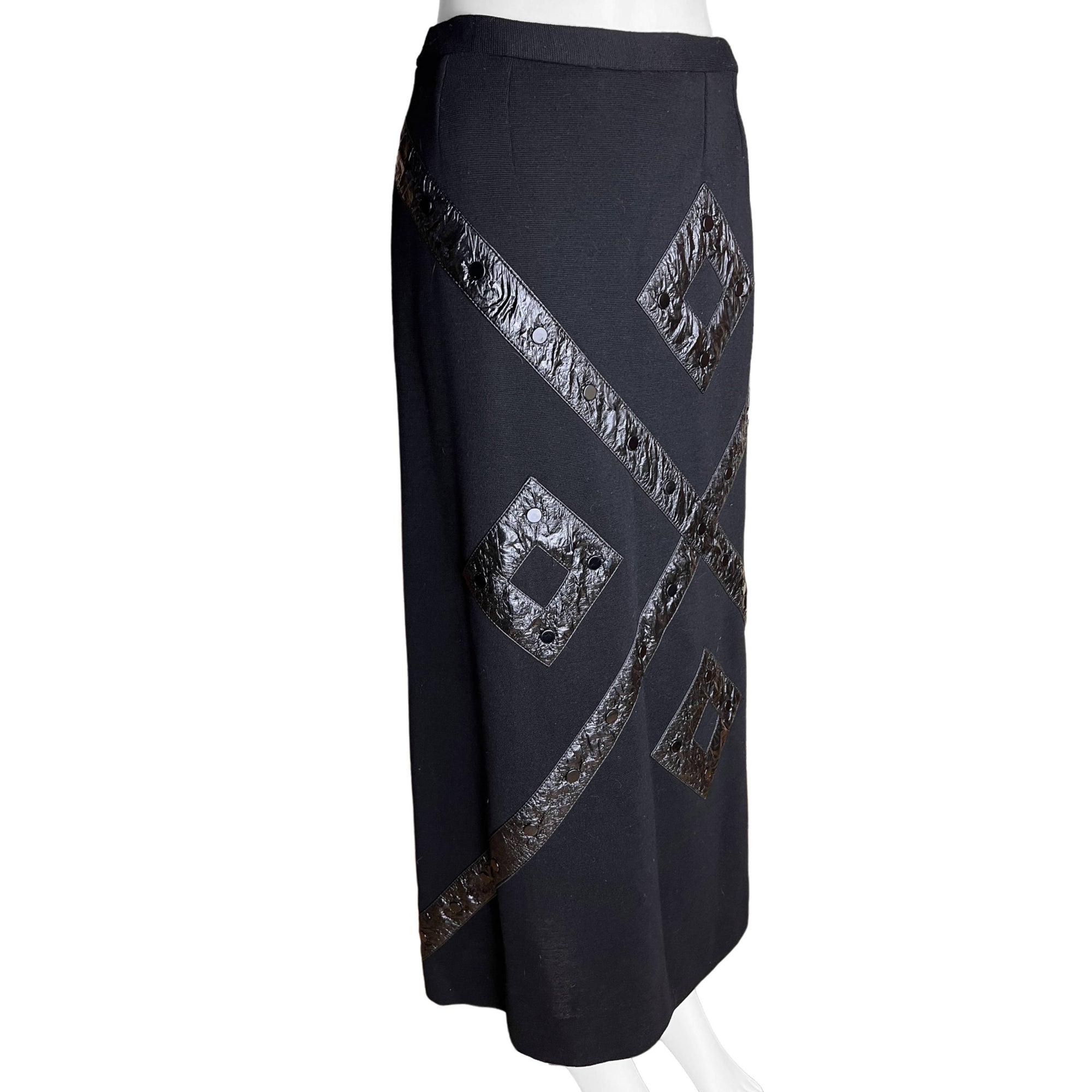 Vintage 1970s Italian Skirt Via Appia Roma Size 10