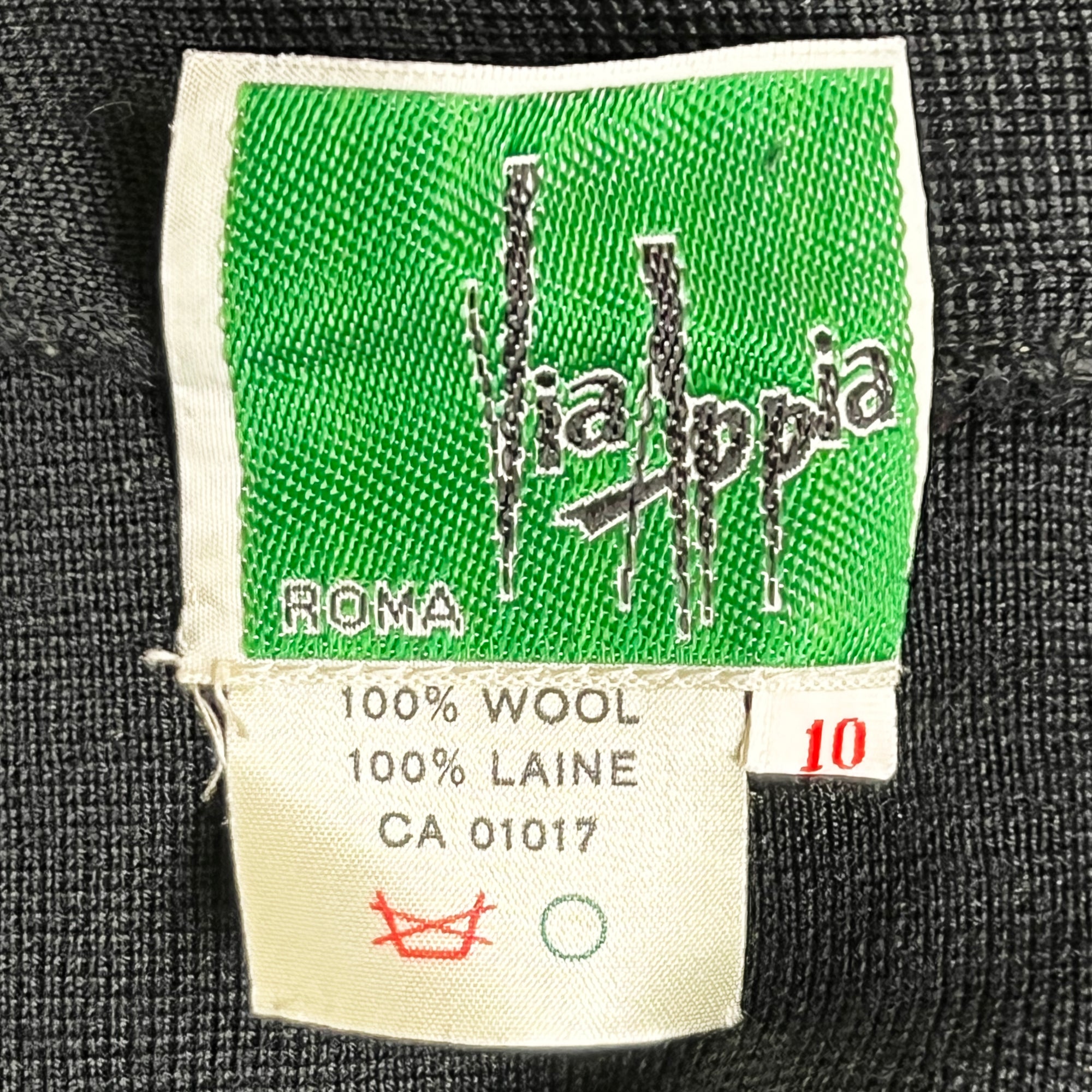 Vintage 1970s Italian Skirt Via Appia Roma Size 10