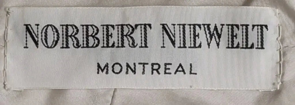 Vintage 1960s Gold Silk Lame Couture Dress Norbert Niewelt