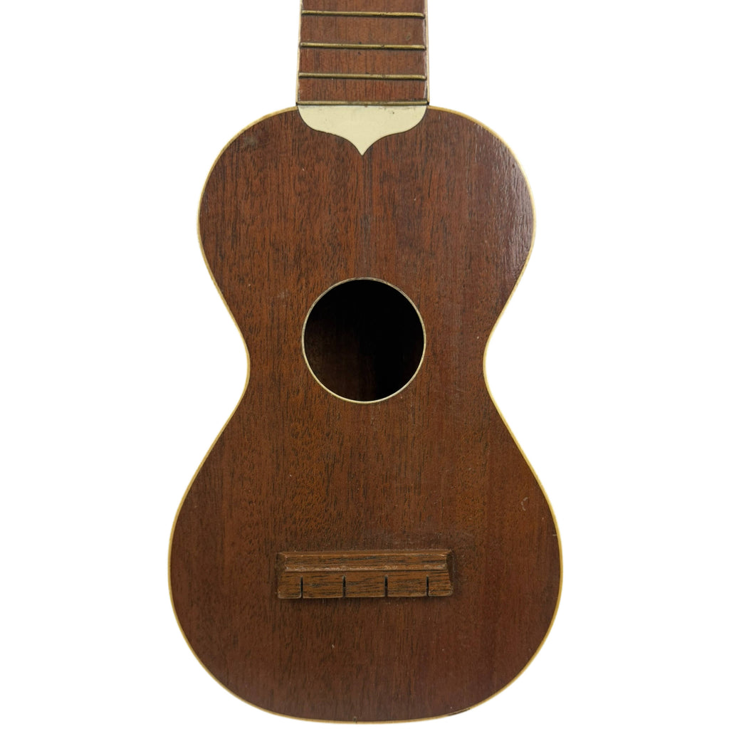 1930s Soprano Ukulele with Original Case Vintage Mahogany