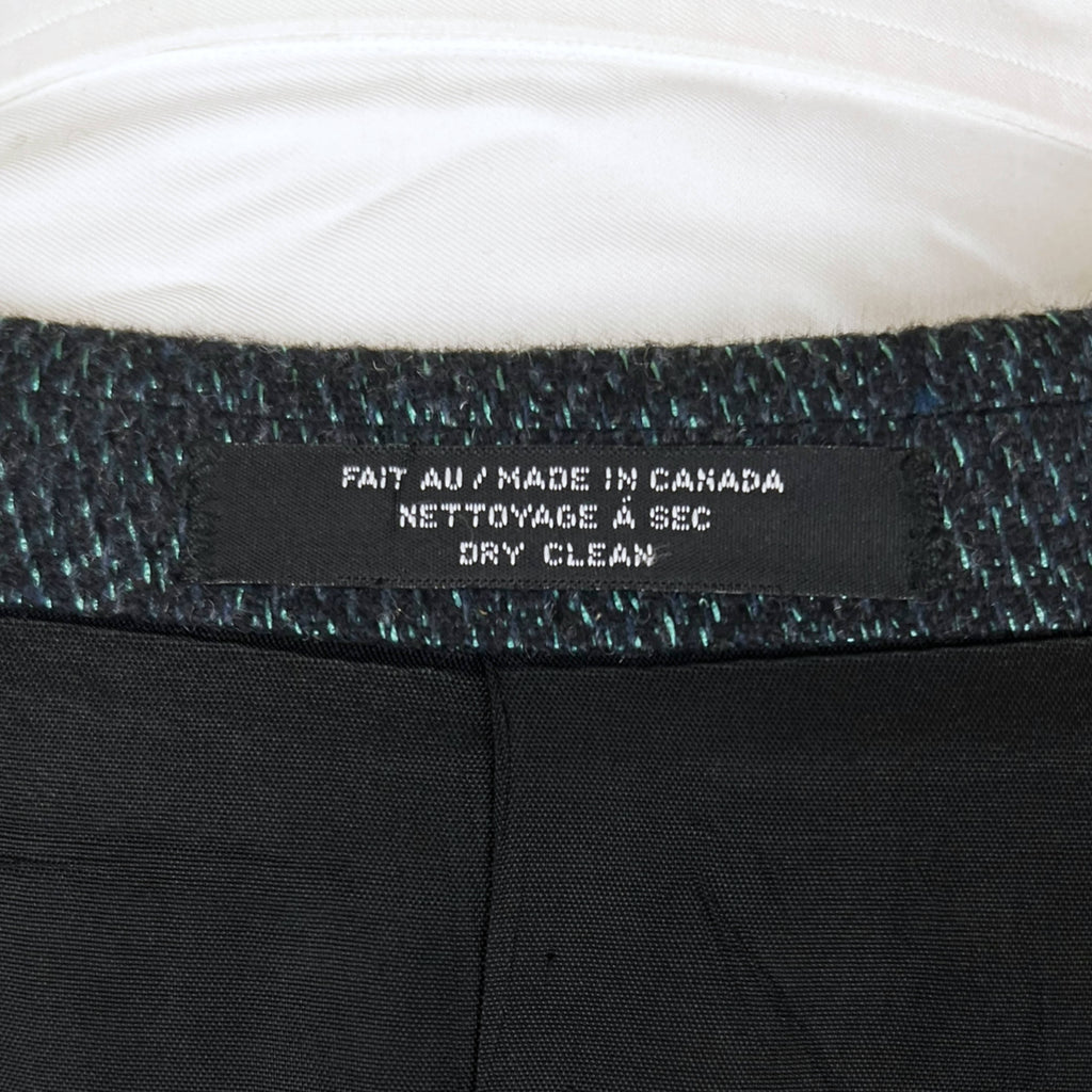 Vintage 1980s New Wave Sport Coat Blue Jacket Blue NWT Sz 46