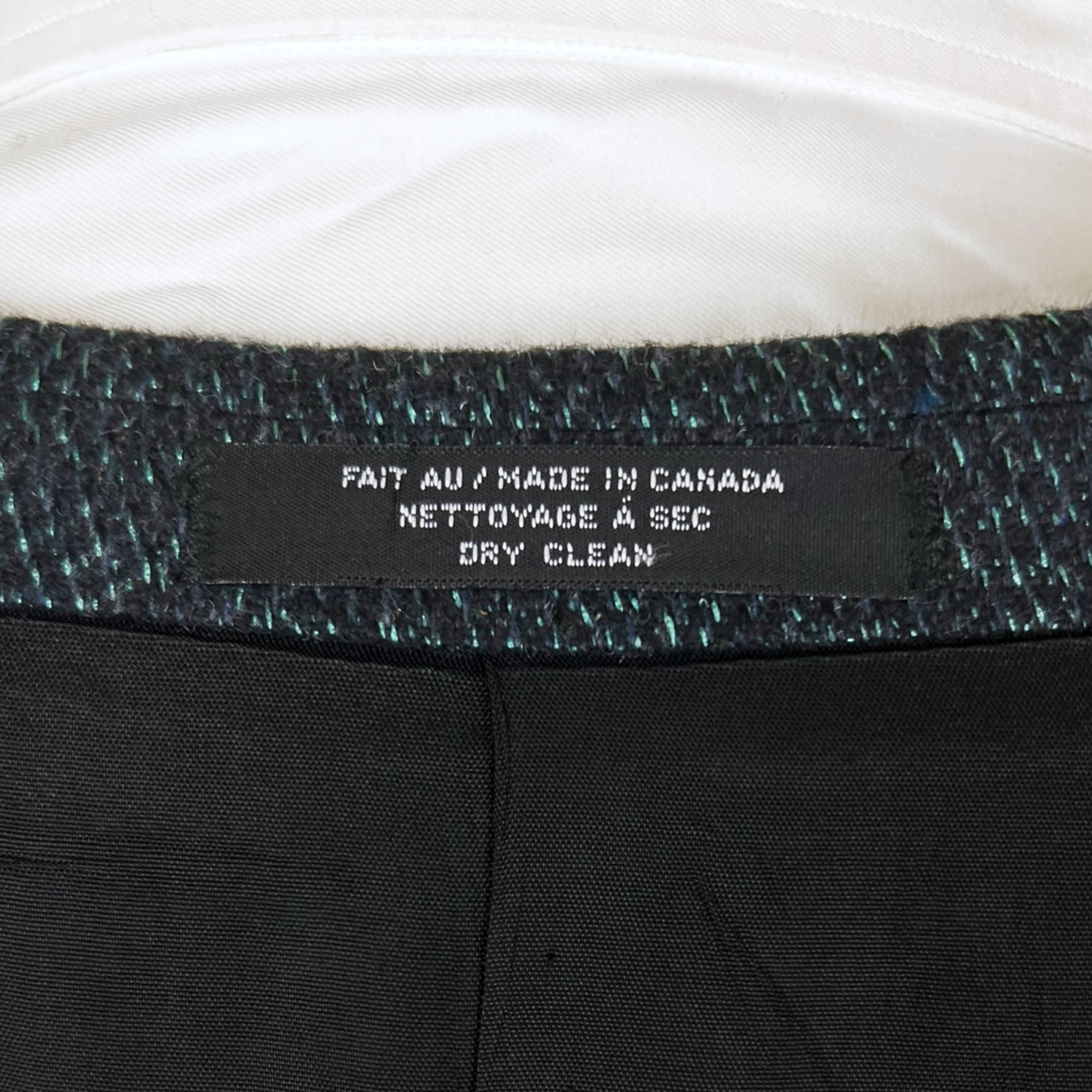 Vintage 1980s New Wave Sport Coat Blue Jacket Blue NWT Sz 46