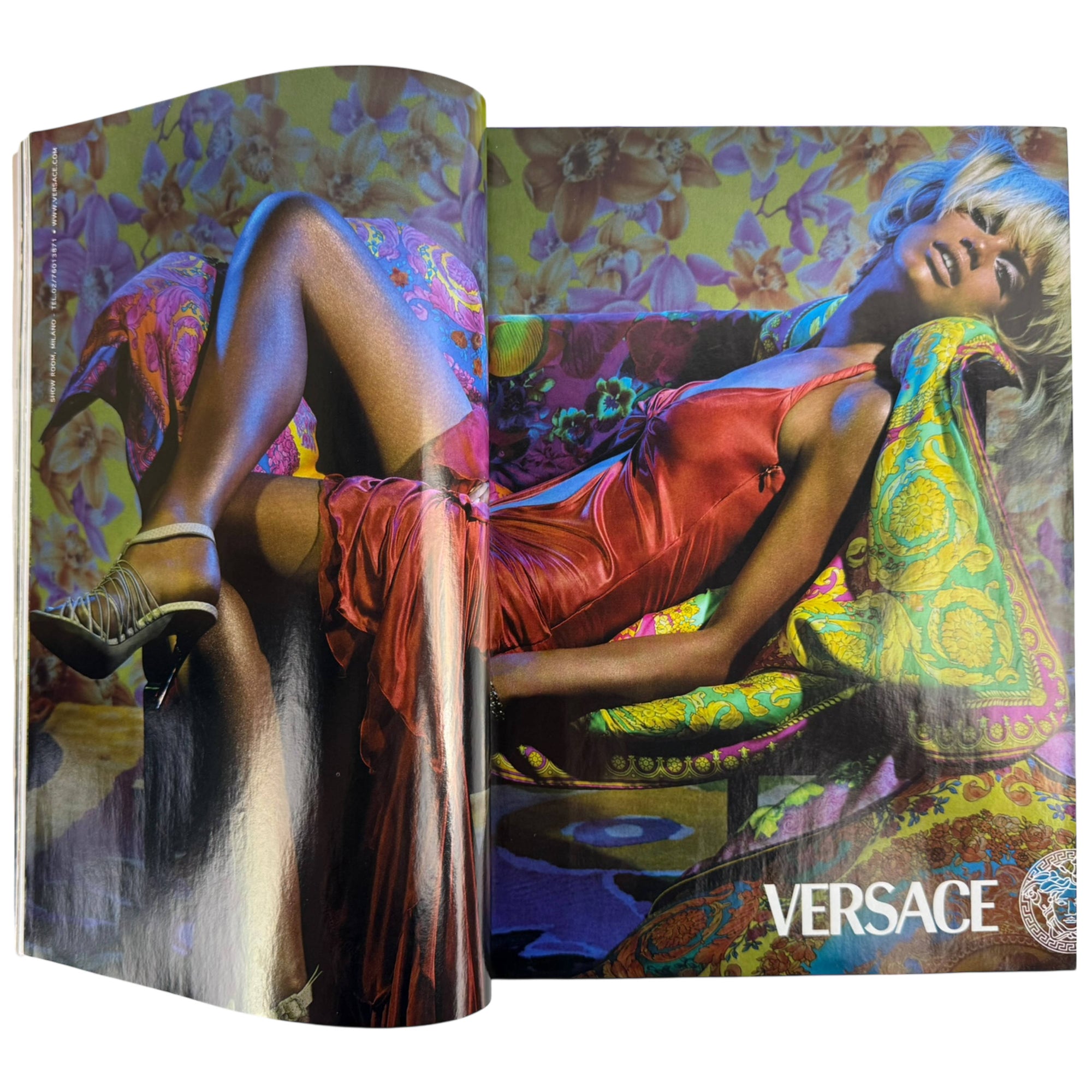 versace ad in vogue italia 2004