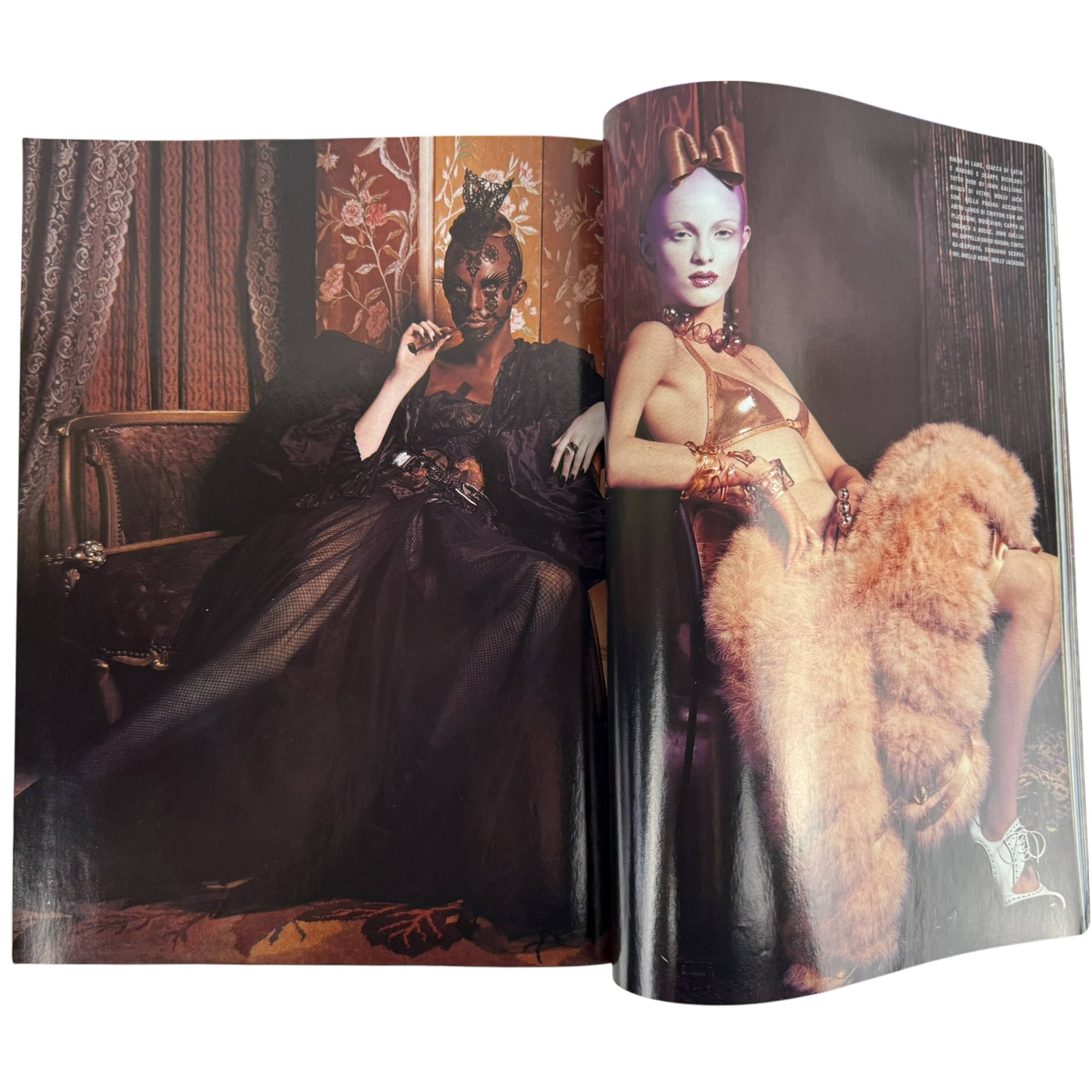 italian vogue 2004 photo spread