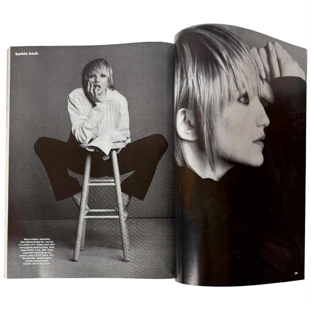 Vogue May 1993 Steven Meisel Ellen Barkin fashion editorial