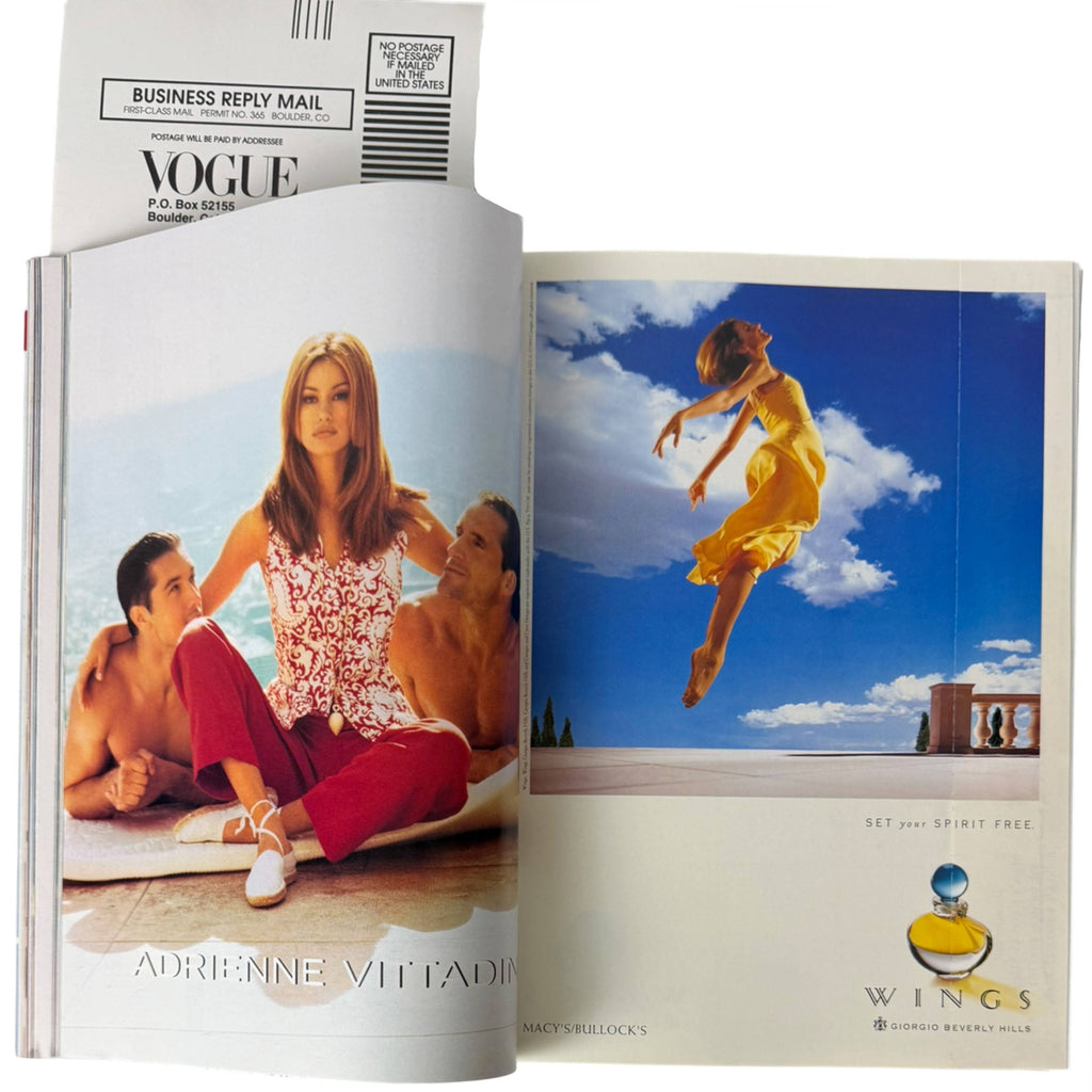 Vogue May 1993 vintage Giorgio Beverly Hills Wings perfume advertisement