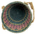 Native American Wabanaki Ash Splint Lidded Basket Sweetgrass