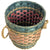 Native American Wabanaki Ash Splint Lidded Basket Sweetgrass