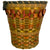 Vintage 1930s Native American Wastepaper Basket Wabanaki 11”