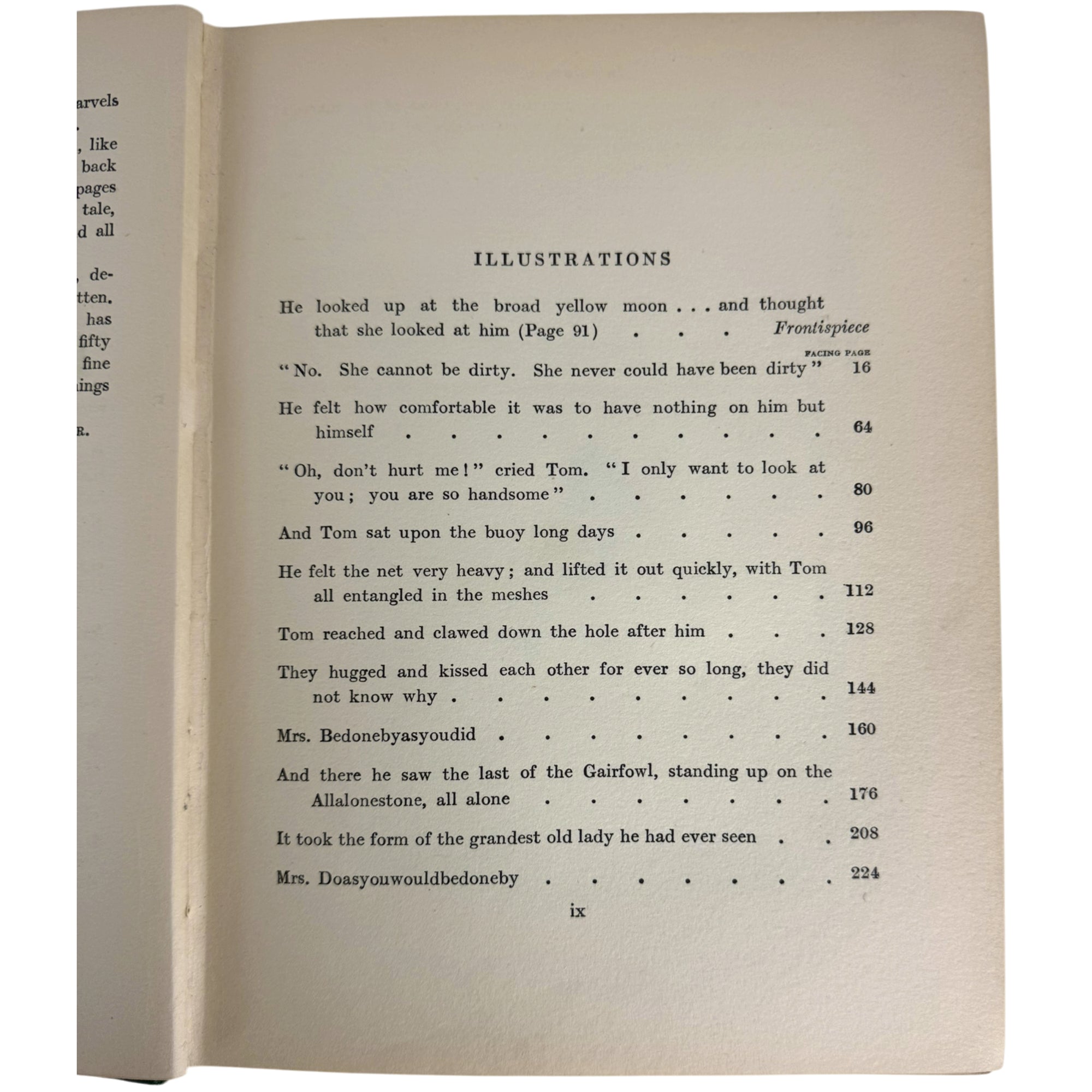 illustrations list for the water babies