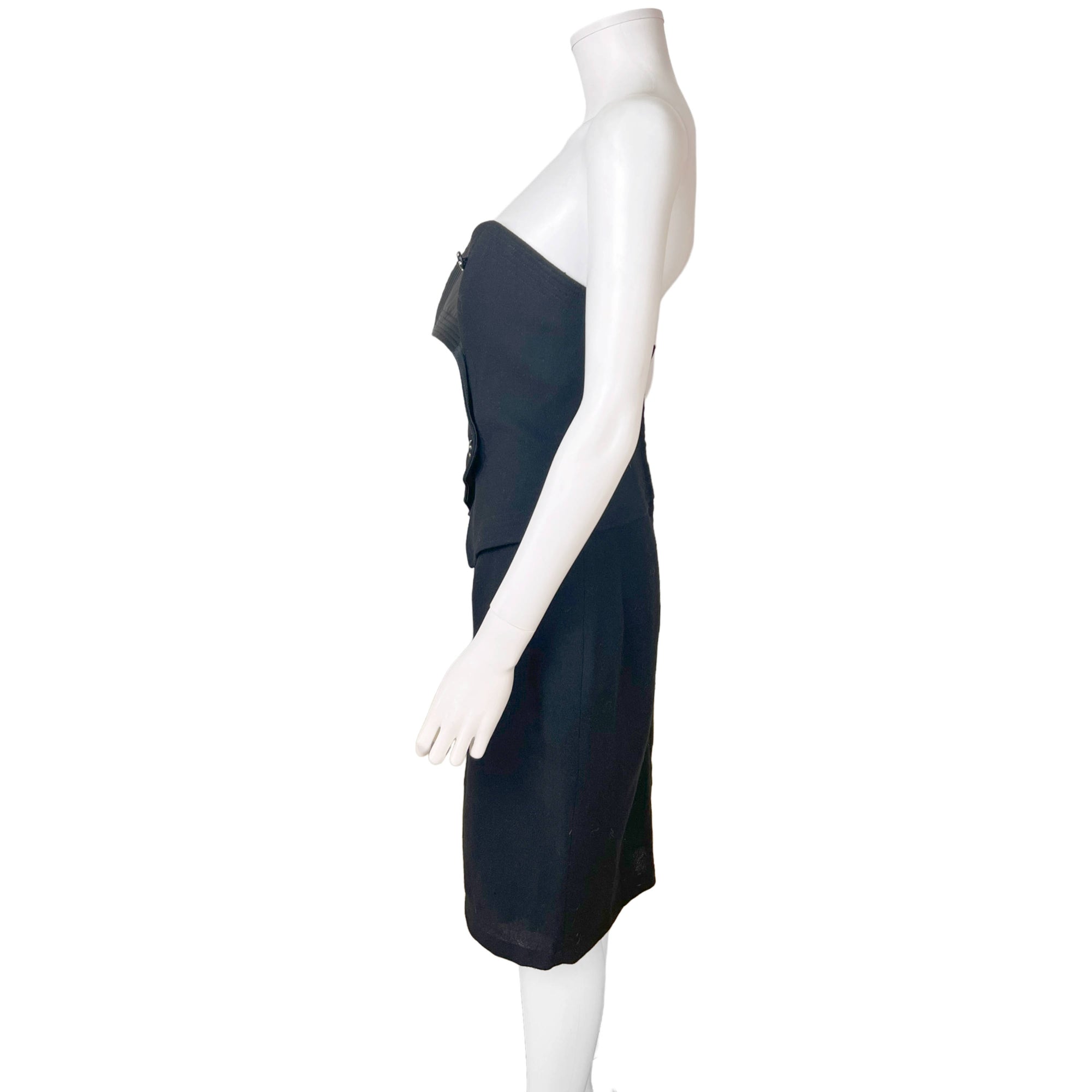Vintage 1980s Wayne Clark Dress Bustier Party Style Size M