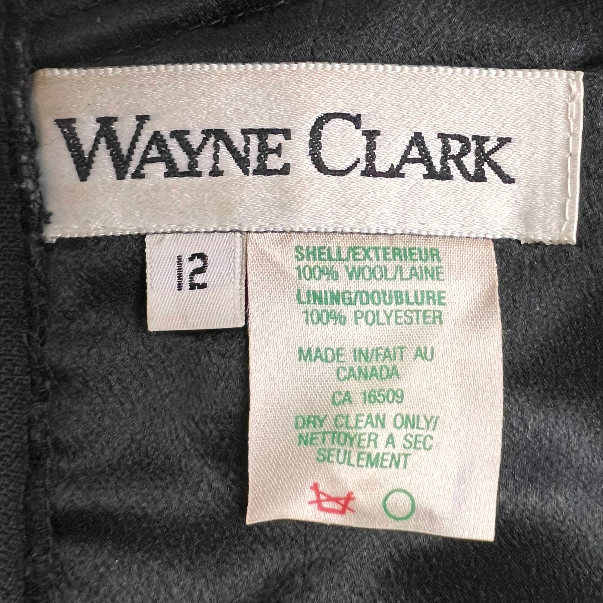 Vintage 1980s Wayne Clark Dress Bustier Party Style Size M