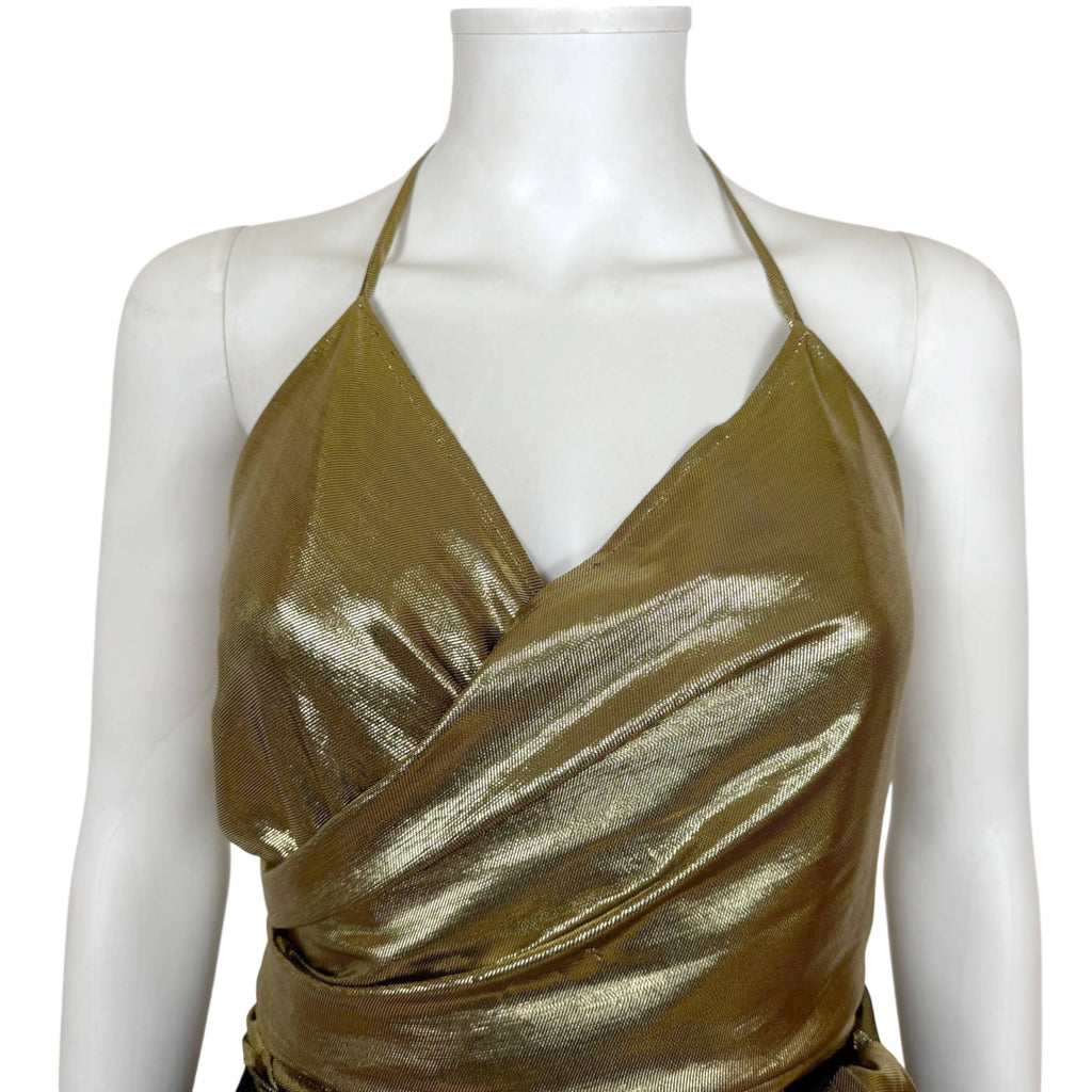 Vintage 1970s Disco Era Wayne Clark Couture Jumpsuit Sz 12