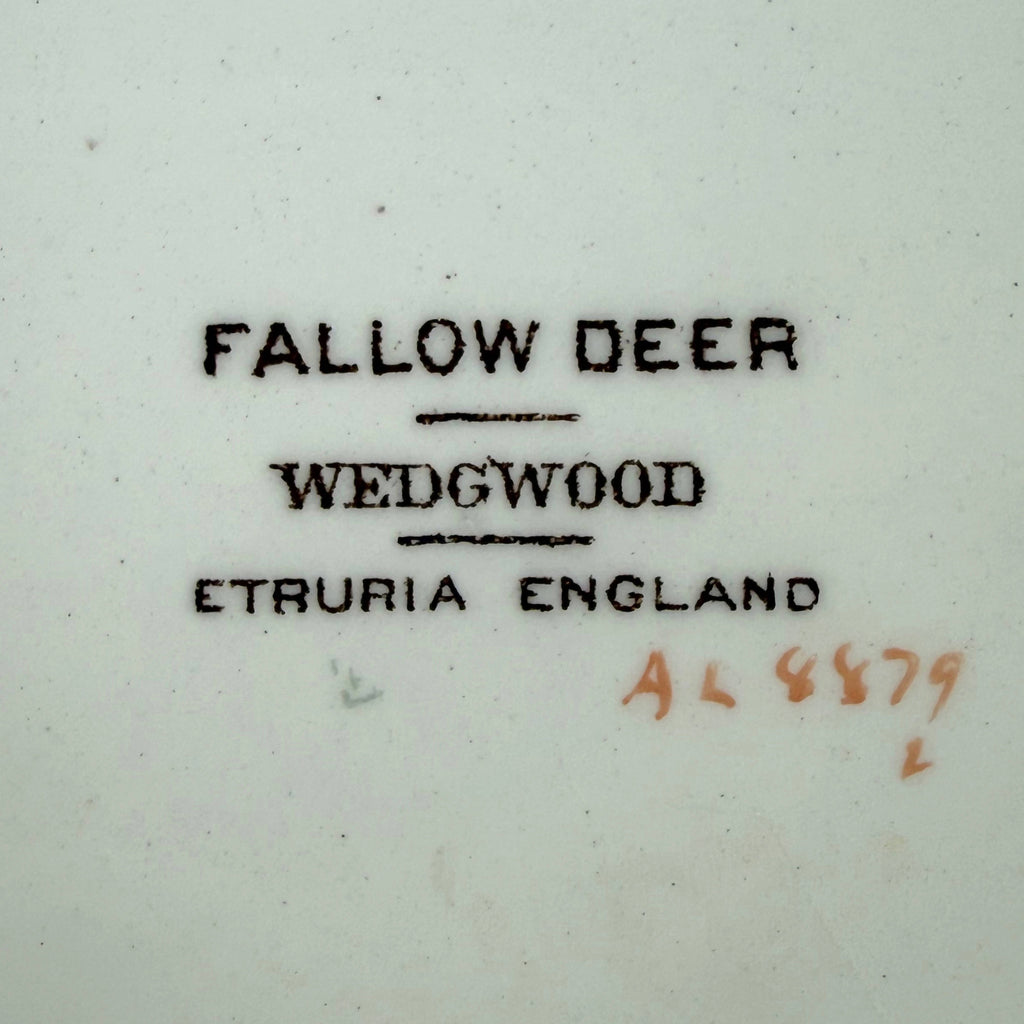 antique wedgwood fallow deer backstamp