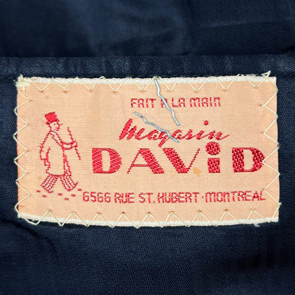 Vintage 1950s Striped Blazer Suit Jacket British Worsted M