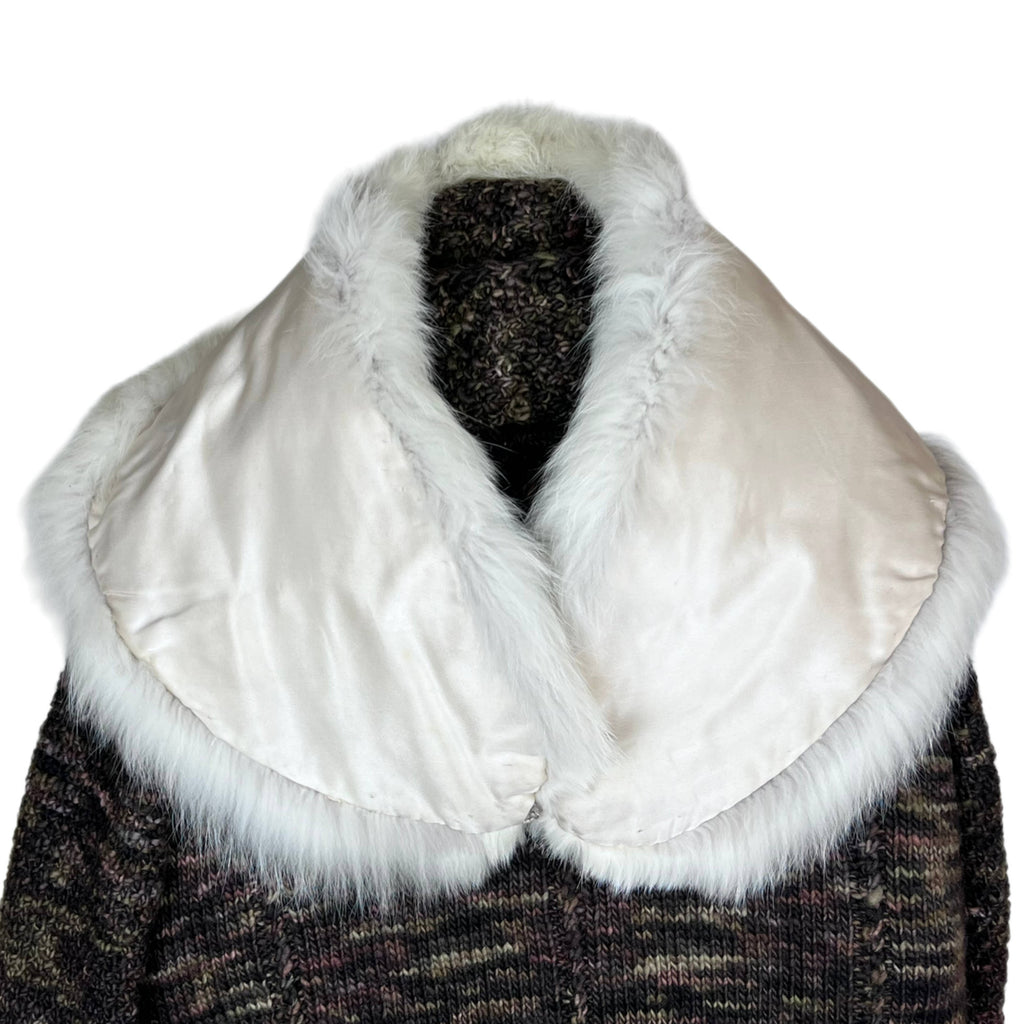 Vintage White Fox Fur Stole